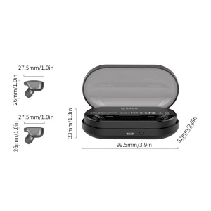 Casti wireless bluetooth Orico SoundPlus M8 negre - Img 2