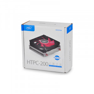 Cooler CPU DeepCool HTPC-200, MultiSocket, Ventilator 80mm, Heatpipe-uri Cupru - Img 4