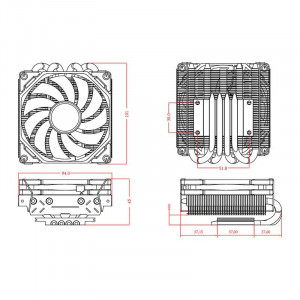 Cooler CPU ID-Cooling IS-40X-V3 White - Img 7