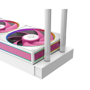 Cooler procesor cu lichid ID-Cooling FX240 Infinity Pink iluminare aRGB - Img 3