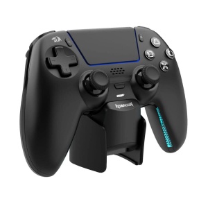 Gamepad bluetooth Redragon Wargrip negru cu stand de incarcare compatibil PlayStation 5 - Img 2