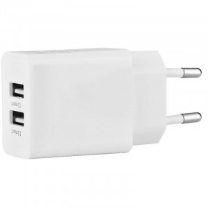 Incarcator retea GSM SSK SDC010, 2x USB, Alb - Img 3