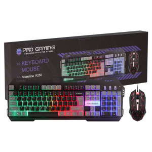 Kit gaming tastatura si mouse Pro Gaming K250 2 in 1 - Img 4