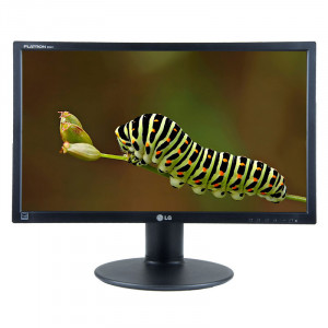 Monitor LED 24" LG E2411, Grad A, 1920x1080, 5ms, VGA, DVI, Cabluri incluse - Img 1
