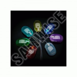 Mouse de notebook Newmen M354 Multi Color, Wired, USB - Img 6