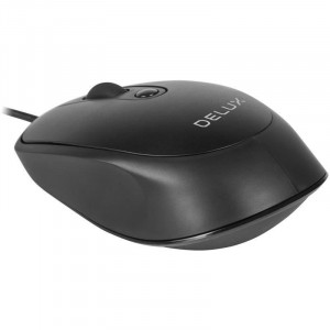 Mouse Delux M366 Black, USB, 1000/1600(default)/2400/3200 DPI - Img 2