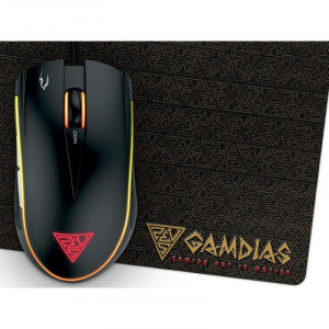 Mouse Gaming Gamdias Zeus E2 + Nyx E1 Mousepad - Img 5