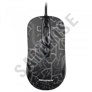 Mouse Gaming Newmen GX1-R Black, 2000 dpi, Acceleratie 20G, Wired, USB - Img 1