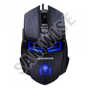 Mouse Gaming Newmen N6000 Black, Wired, USB, 2000 DPI + Mousepad MP235 - Img 2