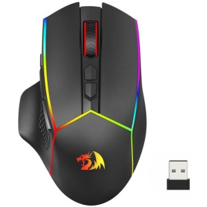 Mouse Gaming Redragon Axe Pro RGB, Wireless, Bluetooth - Open BOX - Img 2