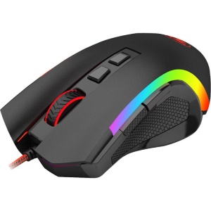 Mouse Gaming Redragon Griffin Black, 7200 dpi, Optic, 8 butoane, Iluminare LED RGB - Open BOX - Img 3