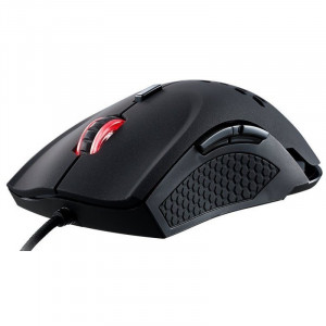 Mouse Gaming Tt eSPORTS VENTUS X Plus, Laser, USB, 10000 dpi, 6 butoane, Iluminare LED rosu - Img 2
