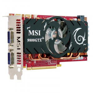 Placa video MSI GeForce 9800 GTX+, 512MB DDR3 256-bit, 2x DVI, 2x