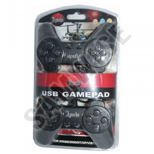 Set 2x GamePad pentru PC, cu vibratii, negru - Img 2