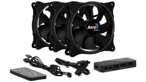 Set 3 ventilatoare Aerocool Eclipse Pro 120mm iluminare aRGB - Img 4