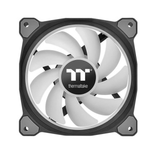 Set 3 ventilatoare Thermaltake Riing Duo 12 RGB Radiator 120mm iluminare RGB - Img 2