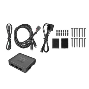 Set 3 ventilatoare Thermaltake Riing Quad 14 140mm albe iluminare aRGB - Img 2