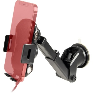 Suport telefon cu incarcare wireless Inter-Tech MTH-100 negru - Img 3
