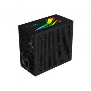 Sursa Aerocool 650W LUX RGB, 80+ Bronze, 5x SATA, 3x Molex, 2x 6+2 PCI-E - Img 1