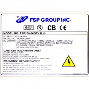Sursa FSP 250W ATX, FSP250-60TGV (LN), 5 x Molex - Img 3