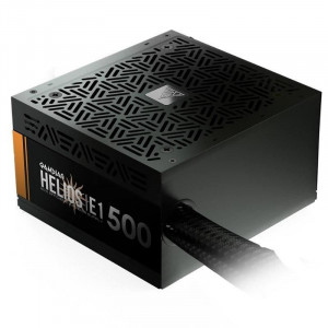 Sursa Gaming Gamdias Helios E1 500W, Eficienta 80%, 5x SATA, 2x MOLEX, 2x 6+2 pin, PFC activ - Img 1