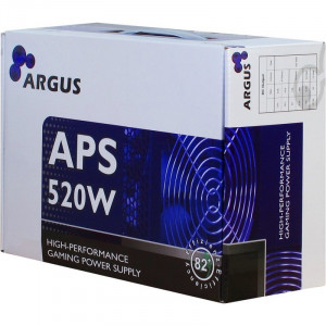 Sursa Inter-Tech Argus 520W, 4x SATA, 6+2 PCI-E, 4x Molex, Vent 120 mm, PFC Activ - Img 2