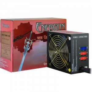 Sursa Inter-Tech Energon CM 750W, Modulara, 8x SATA, 2x 6+2 PCI-E, 3x Molex, Vent 120 mm, PFC Activ - Img 3