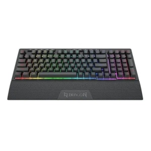 Tastatura gaming Bluetooth cu fir si wireless Redragon Shiva Pro neagra iluminare RGB - Img 4