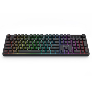 Tastatura gaming Bluetooth cu fir si wireless Redragon Volcano neagra iluminare RGB - Img 3
