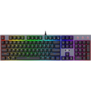 Tastatura gaming mecanica Redragon Devarajas neagra iluminare RGB switch-uri rosii - Img 2