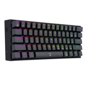 Tastatura gaming mecanica Redragon Dragonborn neagra iluminare RGB switch-uri rosii - Img 3