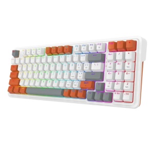Tastatura gaming mecanica Redragon Gloria alba iluminare RGB - Img 3