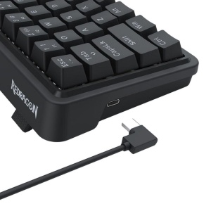 Tastatura gaming mecanica Redragon Ironguard neagra iluminare RGB switch-uri gri - Img 4