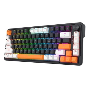 Tastatura gaming mecanica Redragon Landshaker neagra cu alb iluminare RGB - Img 2