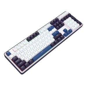 Tastatura gaming mecanica Redragon Wyvern alba cu albastru - Img 4