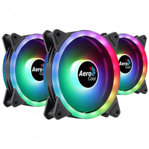Ventilator Aerocool Duo 12 Pro ARGB 120mm ​Three Fan Pack cu controller H66F - Img 3