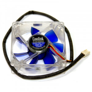Ventilator Coolink 80mm 12v, 0.07A, Rotatii 1500 rpm, 3 pini - Img 2
