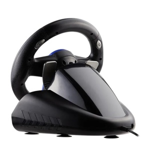 Volan gaming FlashFire Drift Wheel negru cu albastru - Img 3