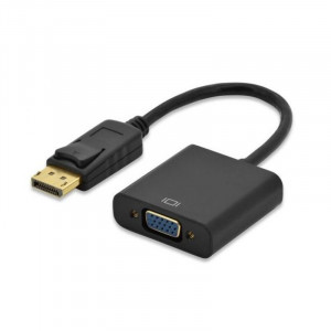 Adaptor DeTech DisplayPort tata - VGA mama, Negru - Img 3