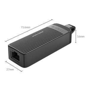 Adaptor retea Orico UTK-U3 negru - Img 4