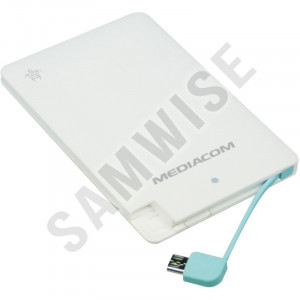 Baterie externa Mediacom SOS Power Bank 2500 mAh White - Img 1