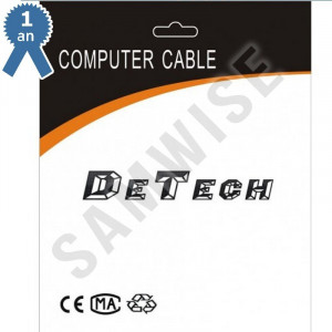 Cablu DeTech HDMI tata - HDMI tata, 5m, Negru - Img 2