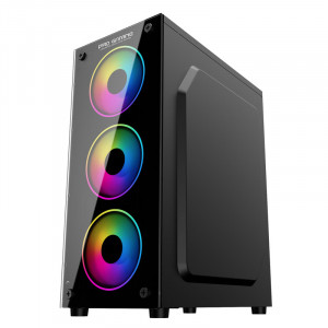 Calculator Gaming Element V5, Intel Core i3-7100 3.9GHz, ASUS H110M-A/M.2, 16GB DDR4, SSD 512GB, HDD 500GB, RX 570 4GB DDR5 - Img 7
