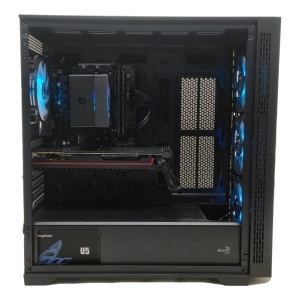 Calculator Gaming Geoflow V1, AMD Ryzen 5 3500 3.6GHz, ASRock A520M-HVS, 16GB DDR4, SSD 256GB, HDD 1TB, GTX 1080 8GB GDDR5 - Img 3
