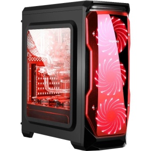 Calculator Gaming Halo V6, Intel Core i5 8500 3GHz, ASUS PRIME B360M-C, 16GB DDR4, SSD 256GB, HDD 1TB, RX 580 NITRO+ 8GB GDDR5 - Img 6