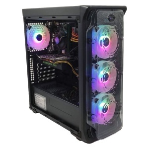 Calculator Gaming Lux II V3, Intel Core i5 10500T pana la 3.8GHz, H410M H V2, 16GB DDR4, SSD 512GB, HDD 500GB, RTX 2060 6GB GDDR6 - Img 1