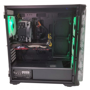 Calculator Gaming Lux V14, Intel Core i5-9400f 2.9GHz, GA-H310M S2H, 32GB DDR4, SSD 512GB, HDD 3TB, RX 580 8GB DDR5 - Img 3