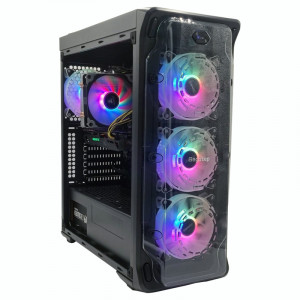 Calculator Gaming LUX V5, Intel Core i7 6700 3.4GHz, MSI H110M-S03, 16GB DDR4, SSD 512GB, HDD 1TB, RX 580 8GB GDDR5 256-bit, 600W - Img 1