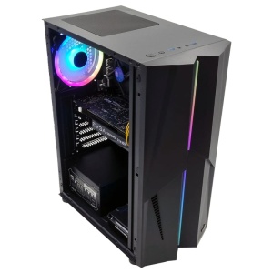 Calculator Gaming Mecha V1, Intel Core i5 10500T pana la 3.8GHz, H410M H V2, 16GB DDR4, SSD 512GB, HDD 500GB, GeForce GTX 1070 8GB GDDR5 - Img 2