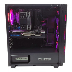 Calculator Gaming Shadow V1, Intel Core i7 6700K 4GHz, Z270M-PLUS, 32GB DDR4, SSD 512GB, HDD 2TB, RX 580 4GB DDR5, Telecomanda RGB - Img 4